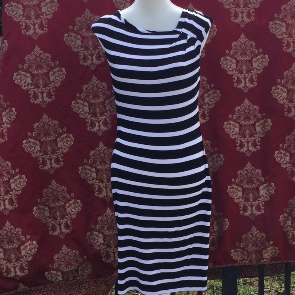 NWOT Calvin Klein Striped dress.